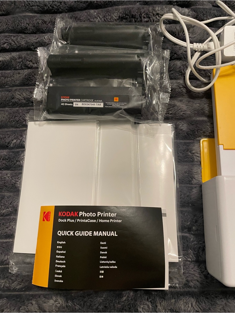 Kodak Photo Printer with Extra Photo Paper & Ink Cartridges - Picture 3 of 3